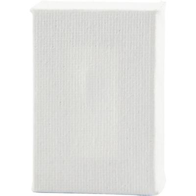 Mini Cotton Canvas Frame - White - 4 X 6 X 1 Cm - 2 Pcs