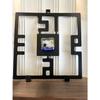 Classic Square Shaped Wall Clock | 12 Inch Durable & Elegant Metal Wall Timepiece for Home, Office, Living Room, Bedroom