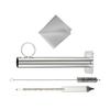 For Syrup Testing Metal Syrup Hydrometer Complete Cleaning Solution Set Baume Hydrometer Food-grade Stainless Steel