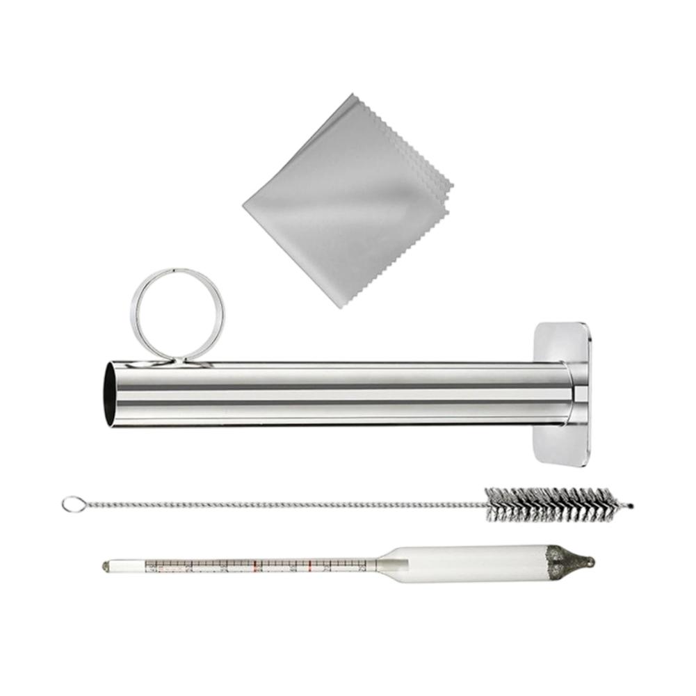 For Syrup Testing Metal Syrup Hydrometer Complete Cleaning Solution Set Baume Hydrometer Food-grade Stainless Steel