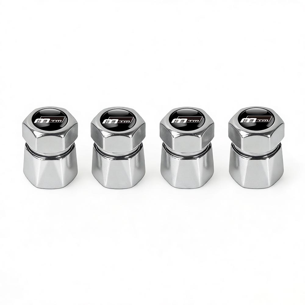 For Volkswagen b44Pcs Aluminum Car Tire Valve Caps Diamond Tyre Valve Airtight Cover Waterproof Dust For VW Jetta Golf EOS GTI Auto Accessories