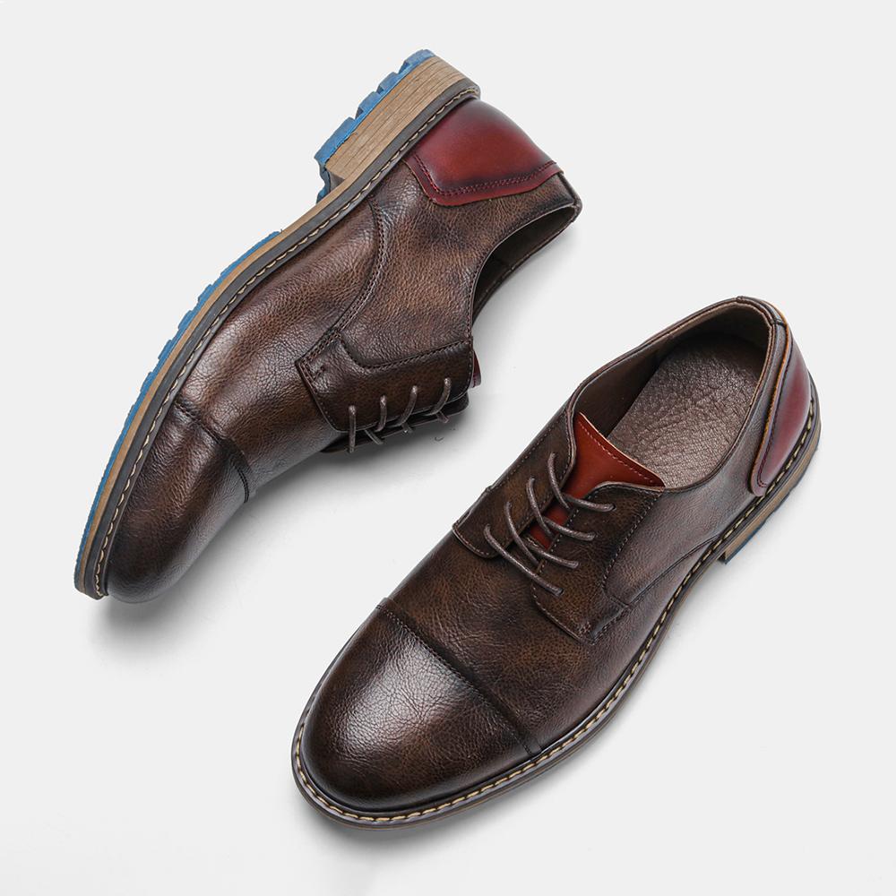 Casual Shoes Men Brand 2026 Comfortable Fashion Leather Shoes Men