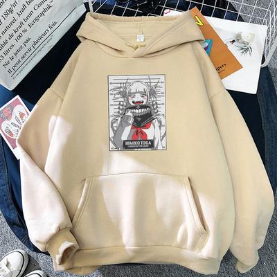 Vtipné Japonsko Anime Manga My Hero Academia Himiko Toga Mikiny Mikina Dámské Pánské Harajuku Streetwear Zimní Patchwork Mikiny
