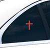 Christian Car Sticker 3D Badge Self-Adhesive Alloy Emblem Decal for Body Fender Tail Scratch