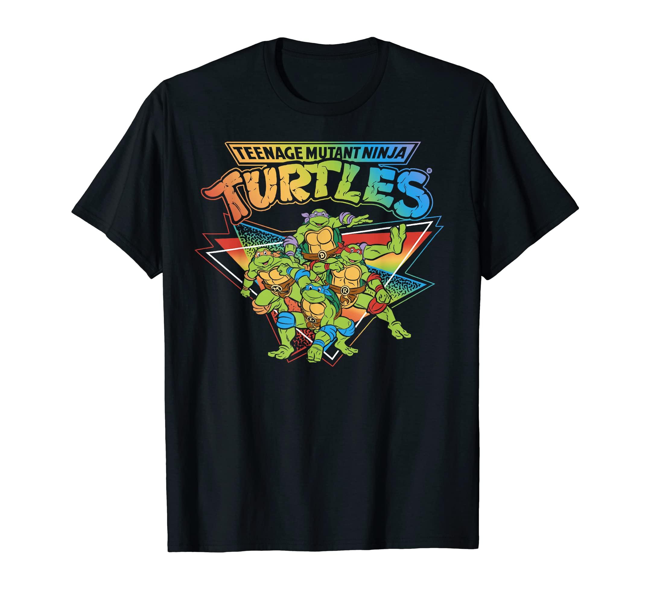 

Teenage Mutant Ninja Turtles Pride Rainbow Gradient T-Shirt