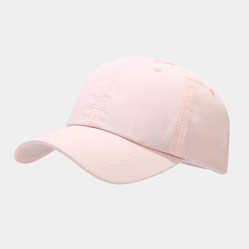 

Breathable Waterproof Baseball Cap With Adjustable Fit For Outdoor Activities LightPink