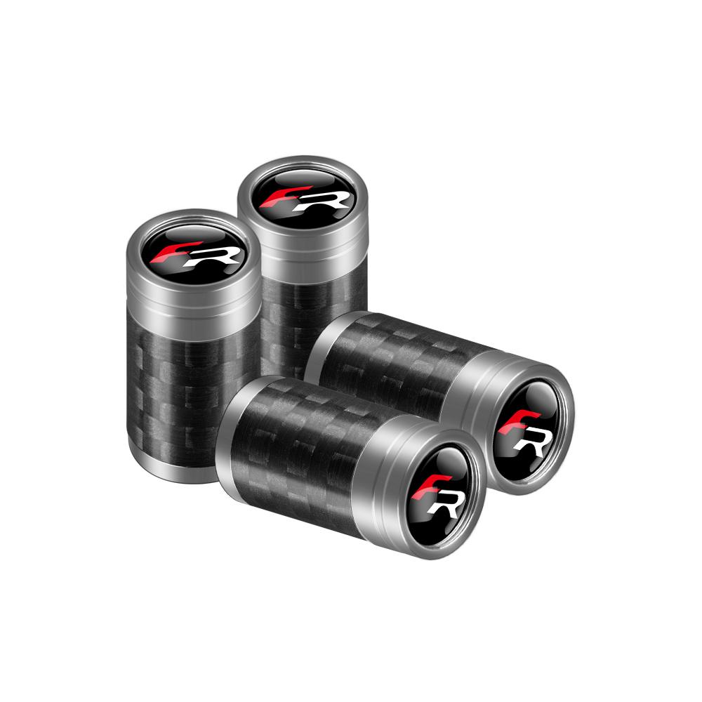 4Pcs Car Accessories Wheel Tire Valve Caps Stem Cover Badge For Seat Ateca Formentor Cupra Ateca Ibiza Leon FR Cordoba E-Racer uio321