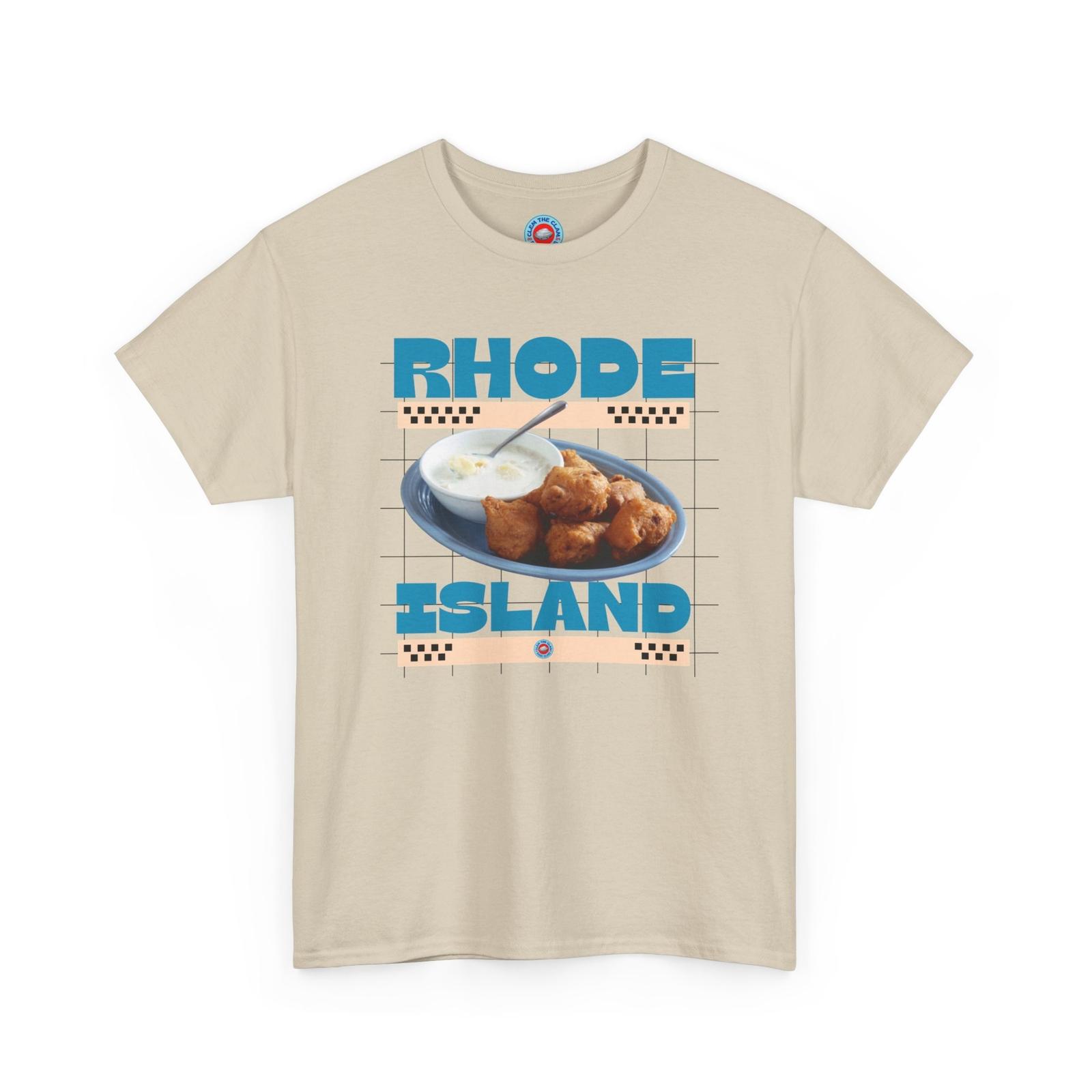 RHODE ISLAND Clam Cakes Chowder Unisex Heavy Cotton Tee XXXXL