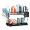 Nordic Style Double-Layer Foldable Dish Drying Rack