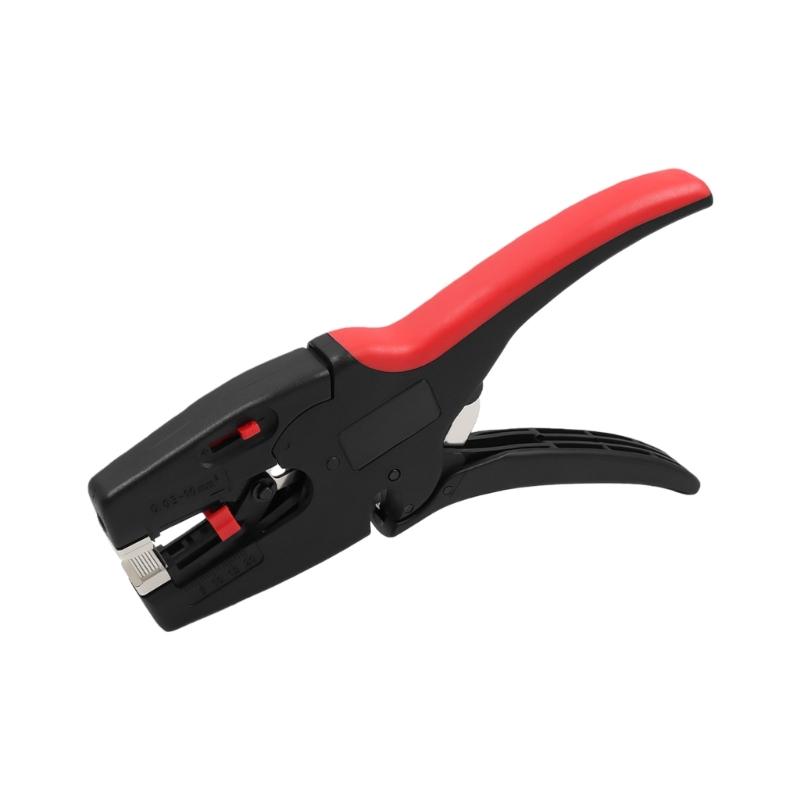 

Wire Stripper Multifunctional Cable Stripper Wire Cutter Wire Crimper Professional Automatic Wire Stripping Pliers Tool червоний
