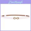 Classic Womens Genuine Leather Belt With Alloy Buckle For Casual And Office Wear