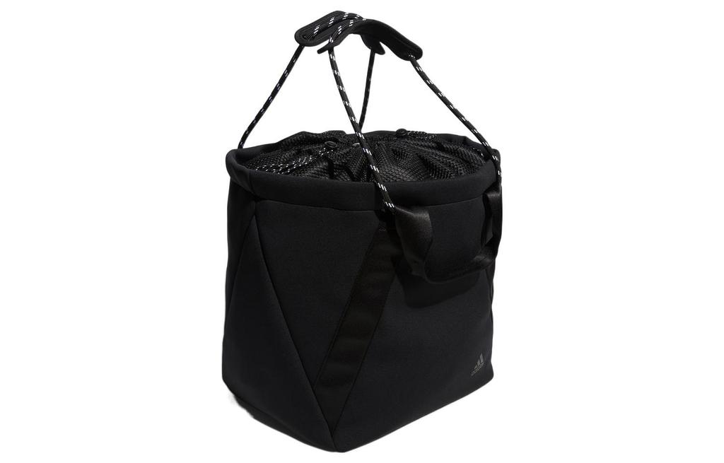 Adidas Polyester Tote Bag, Shopping Bag, Shoulder Bag, Handbag Regular Unisex Black H64755