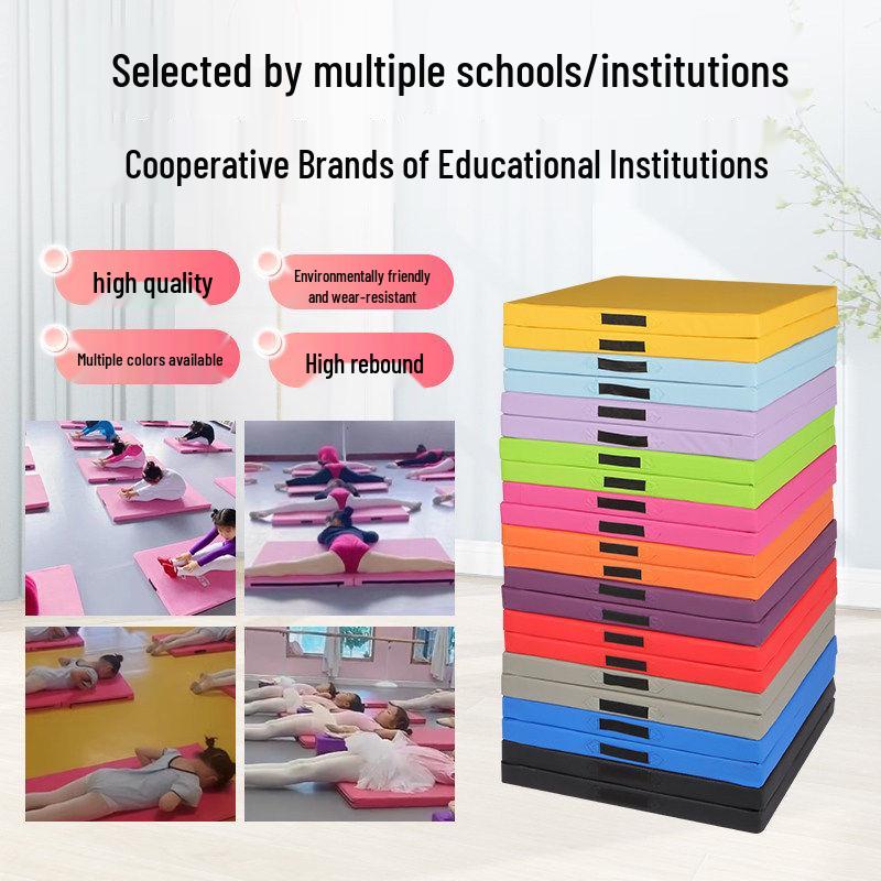 Folding Gymnastics and Dance Practice Mat for Chinese Dance Students