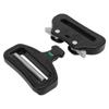 Quick Release Belt Buckle Metal Strap Buckles For Webbing DIY Bag Clothes Accessories Clip Buckles Black