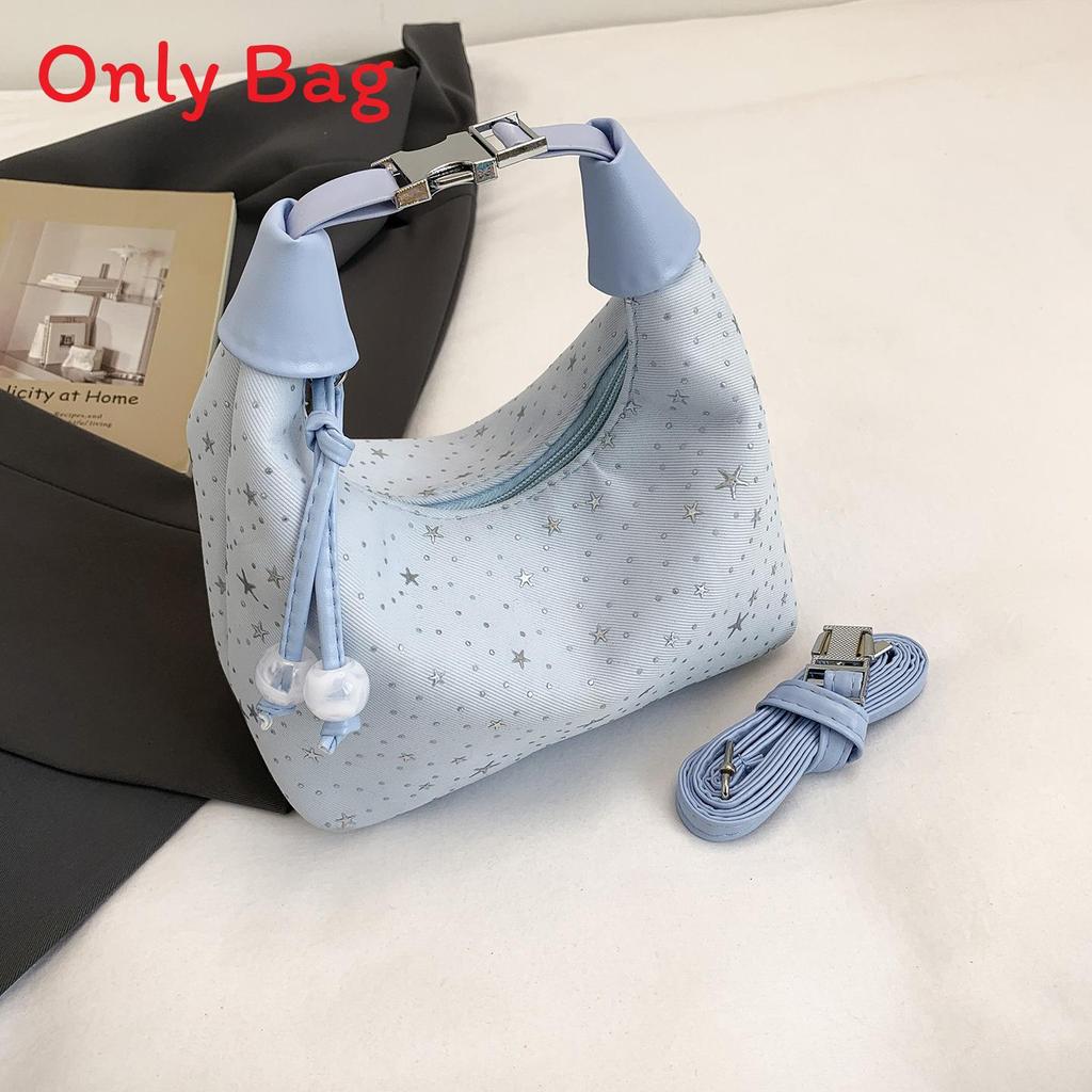 Korean Style Starry Handheld Bag With Soft Composite Fabric For Daily Use