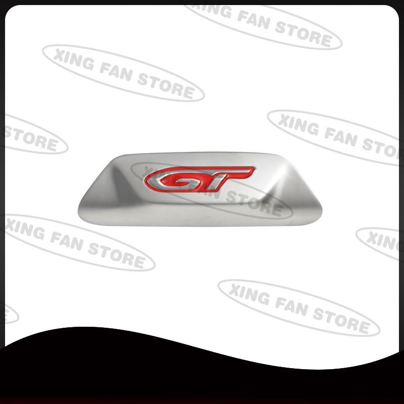 VZQR9 GT Metal Emblem Car Steering Wheel Badge Sticker Decal For Peugeot 208 5008 4008 3008 508 GT Line Decoration Accessories