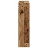 Wall Mounted Washbasin Vanity Unit Reclaimed Wood Look 35 x 20 x 81 cm