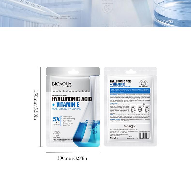 Vitamin E Whitening Mask Hyaluronic Acid Hydrating Moisturizing Mask Moisturizing Moisturizing Mask