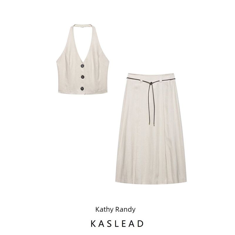 Kaslead New Arrival Women's Fashion Style Loose Poplin Shirt Skirt 2020458 2153939