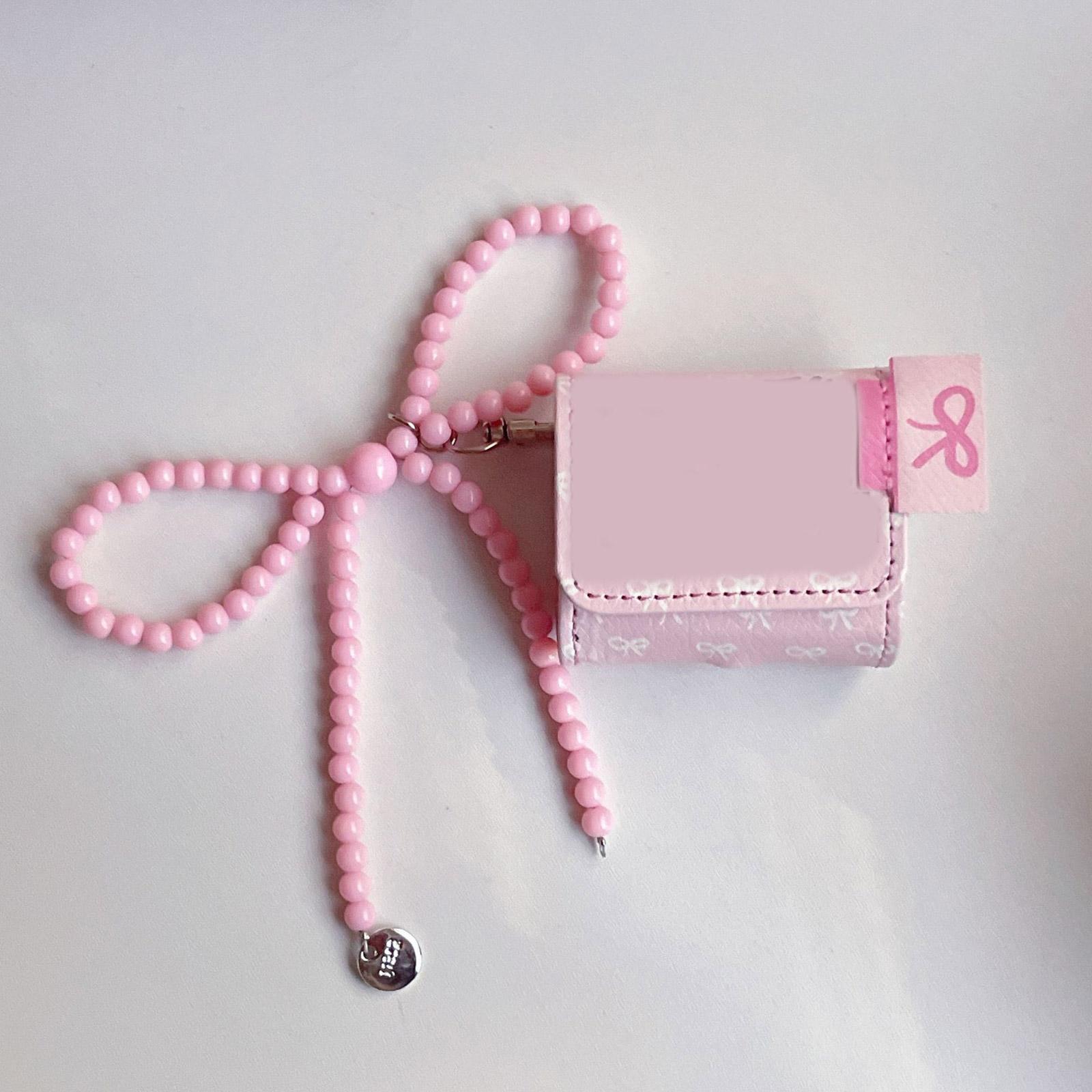 Брелок с жемчужными бусинами и бантом — фото 3
