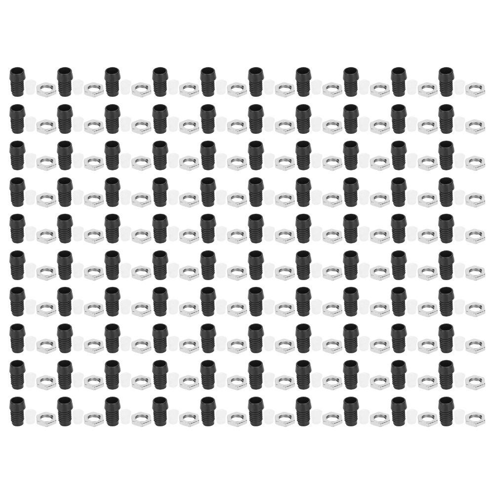 100PCS Practical 3mm LED Holder Black Color Plastic Lamp Bulb Socket Light Emitting Diodes Lighting Applications