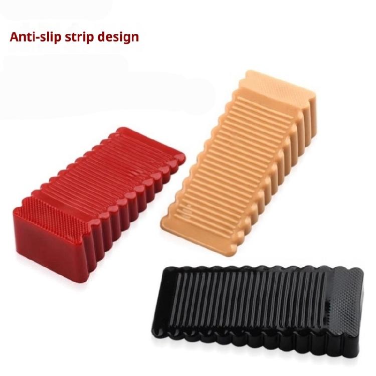 2Pcs Rubber Door Stop Safety Silicone Door Stop Door Stoppers Front Anti Collision Move Rubber Retainer Reusable