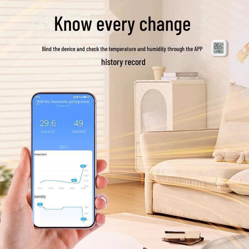 High-Precision Indoor Baby Room Thermo-Hygrometer