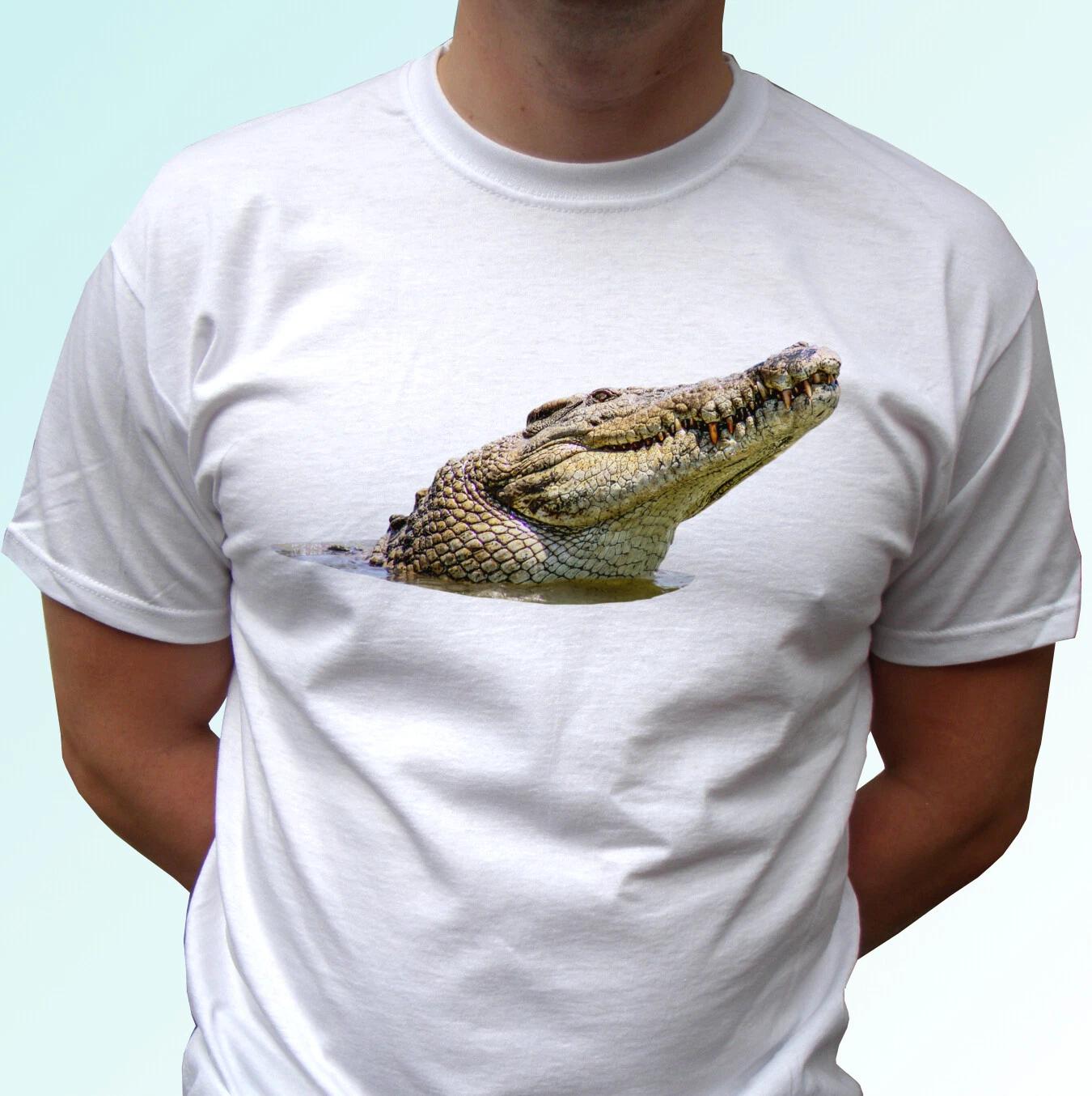 

Crocodile kids boys T-Shirt tee alligator top animal gift design s s kids sizes 100