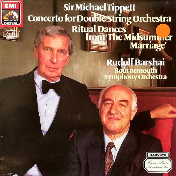 LP Record RUDOLF BARSHAI BOURNEMOUTH SYMPHON Sir Michael Tippett Concerto For D EL2702731 EMI 1985 Europe Classical Used