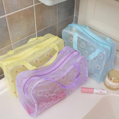 Pvc Transparante Cosmetische Tas Heldere Make-up Tas Voor Vrouwen Meisje Waterdichte Ritssluiting