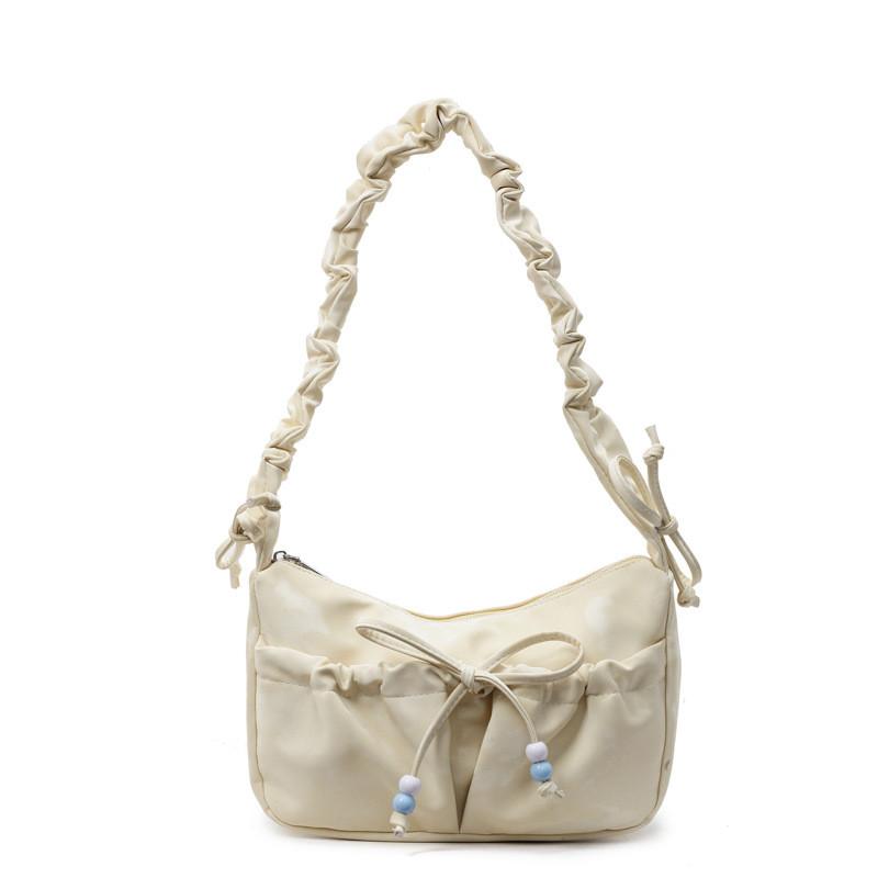 Fashion Bowknot Shoulder Bag With Nylon Material For Daily Use