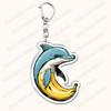 Italian Brainrot Animals Meme Keychains for Accessories Tralalero Tralala Tung Tung Tung Sahur Brr Brr Patapim Keyring Fans Gift