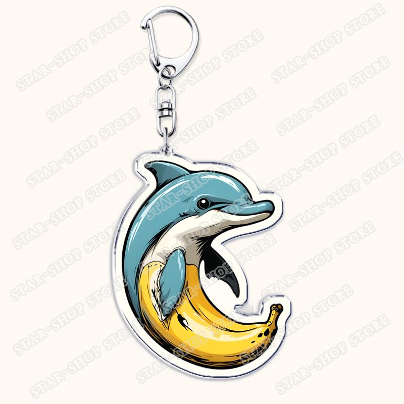 Italian Brainrot Animals Meme Keychains for Accessories Tralalero Tralala Tung Tung Tung Sahur Brr Brr Patapim Keyring Fans Gift