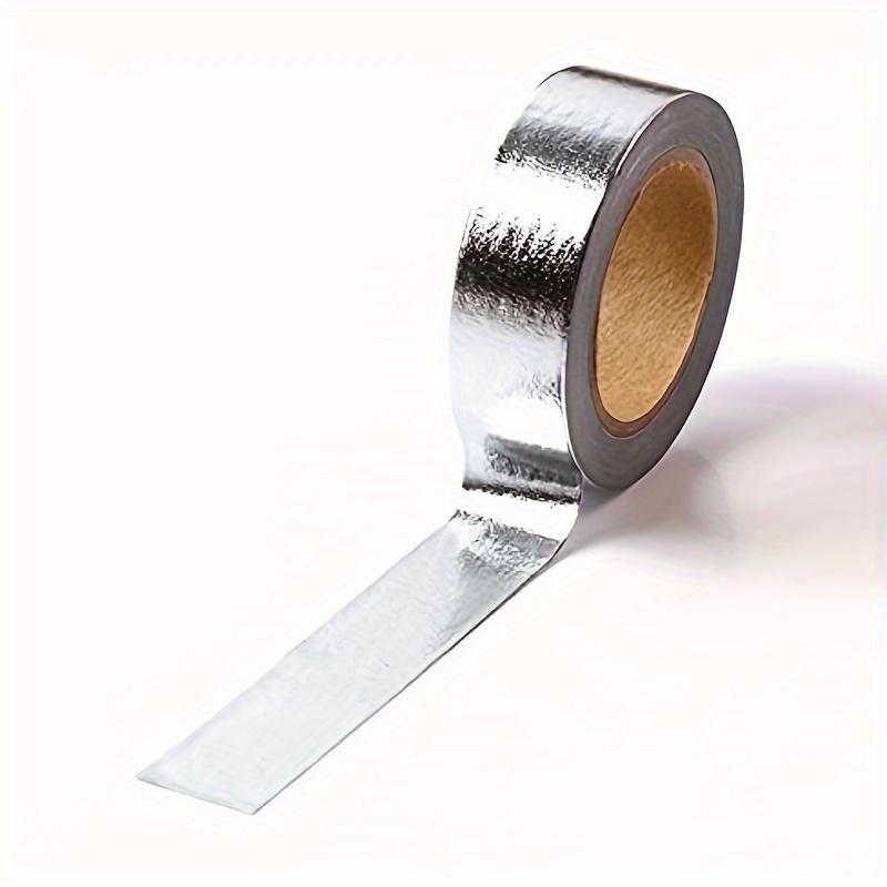 1pc Golden metal foil tape, used as decorative tape for scrapbooks, DIY crafts, gift packaging, and home decor