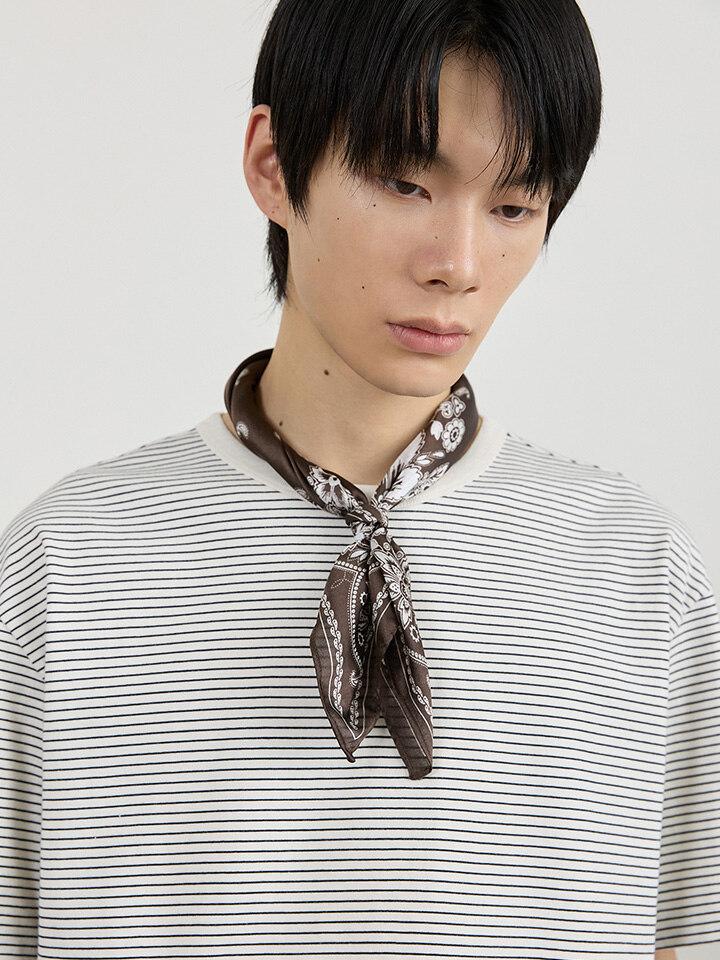 TMAKER Unisex Striped Short Sleeve Tee Iv