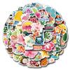 55 Tropical Cartoon Graffiti Stickers for DIY Decoration - Phone & Water Cup Decals