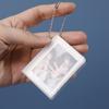 Mini Photo Album 1/2/3inch Photo Card Holder Id Photo Idol Small Card Storage PVC Binder Album Fangirls Bag Keychain Keyring