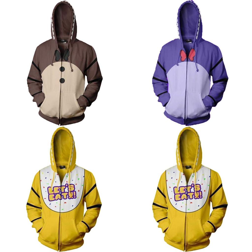 Premium Five Nights At Freddy's Fnaf Cosplay Costume Hoodie With Vibrant Pattern