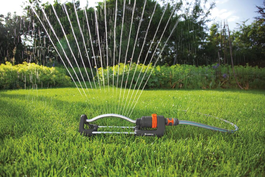 Gardena Aqua 18700-20 Oscillating Sprinkler For Watering And Irrigation