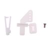 10Set Kt Rudder Angle Four-Hole + Quick Adjustment Rocker Kt Foam Chuck Airplane