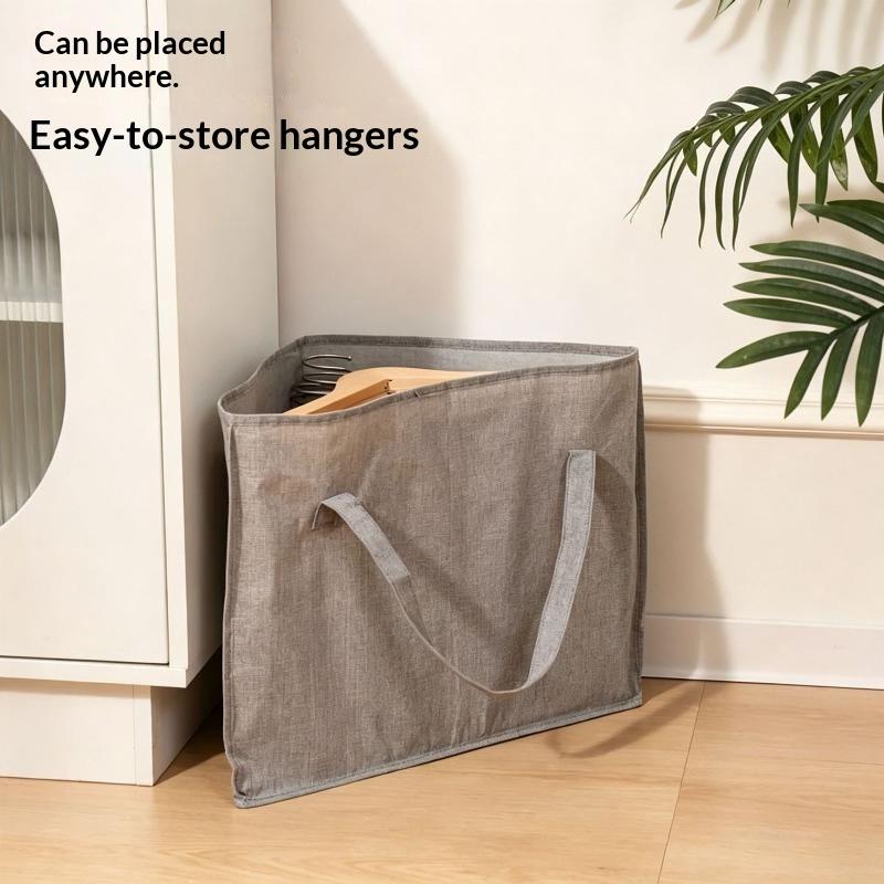 Hanger Storage Bag Clothes Hanger Organizer Holder For Space Saving Fits Triangle Or Square Hangers With Handles