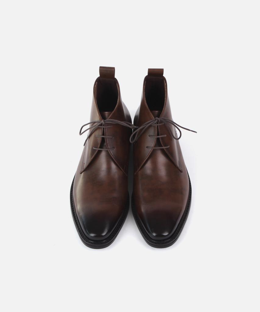 Custommood Bellan Cowhide Chukka Boots (Heritage Brown)