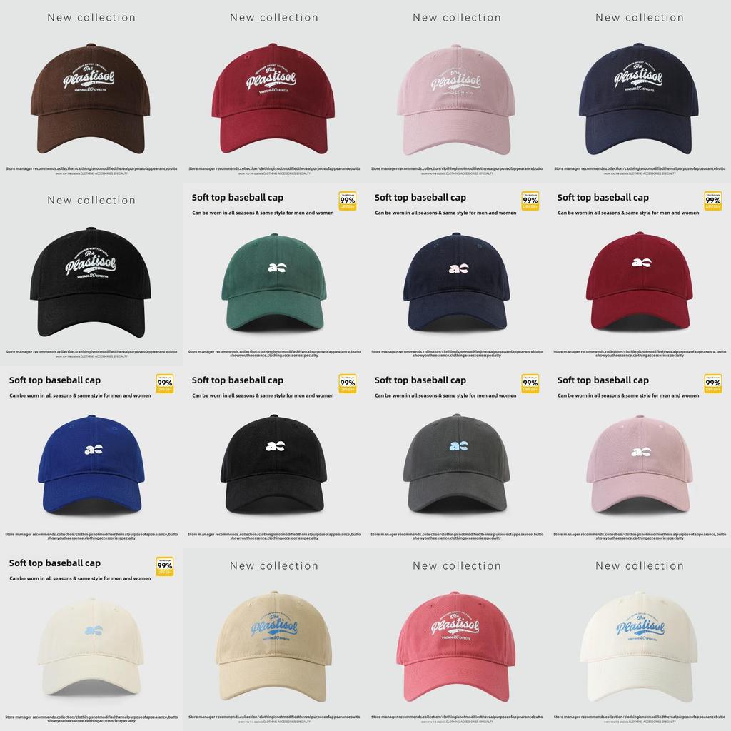 Baseball Cap Women Sunhat With Wide Brim Cotton Sun Protection For Summer Outdoor Activities