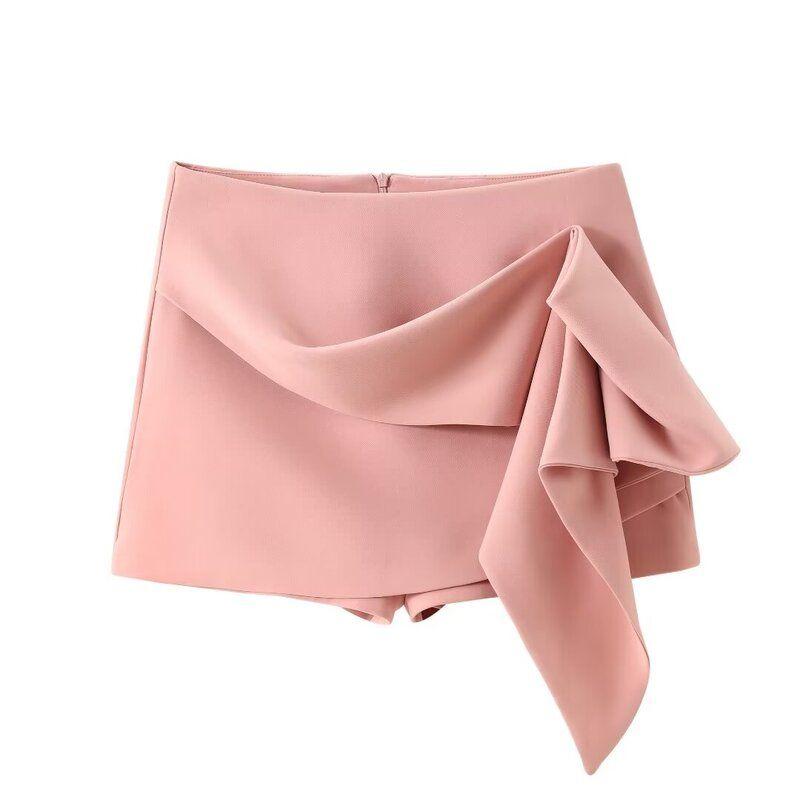 Fashion Style 2024 Summer New Arrival Women's Clothing Fashion Wide Strap Silm Short Top High Waist Culottes 3463331