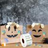 500Pcs/Roll New Laser Type Halloween Stickers Decorative Paper Waterproof Ghost Stickers Self-Adhesive Decals Halloween Party