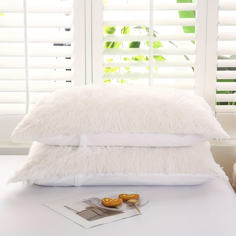 2026 Plush Faux Fur Pillow Covers, Luxuriously Soft And Fluffy, Perfect for Home Decor. Features a Zipper Closure, Ideal for Sofas And Couches