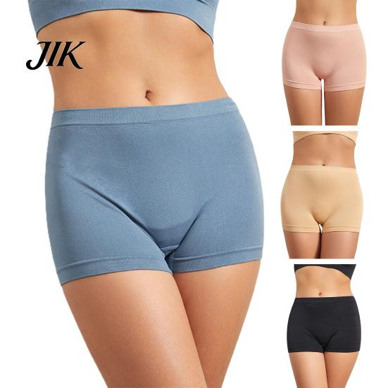 Mini Skirt Inner Shorts Women Safety Pants High Elasticity Solid Color Ice Silk Seamless Anti-exposure Waist Quick Dry Yoga Underpants