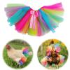 Chicken Tutu Skirt Rainbow Pet Skirt Gauze Tutu Skirt with Ribbon Ties for Your Hens