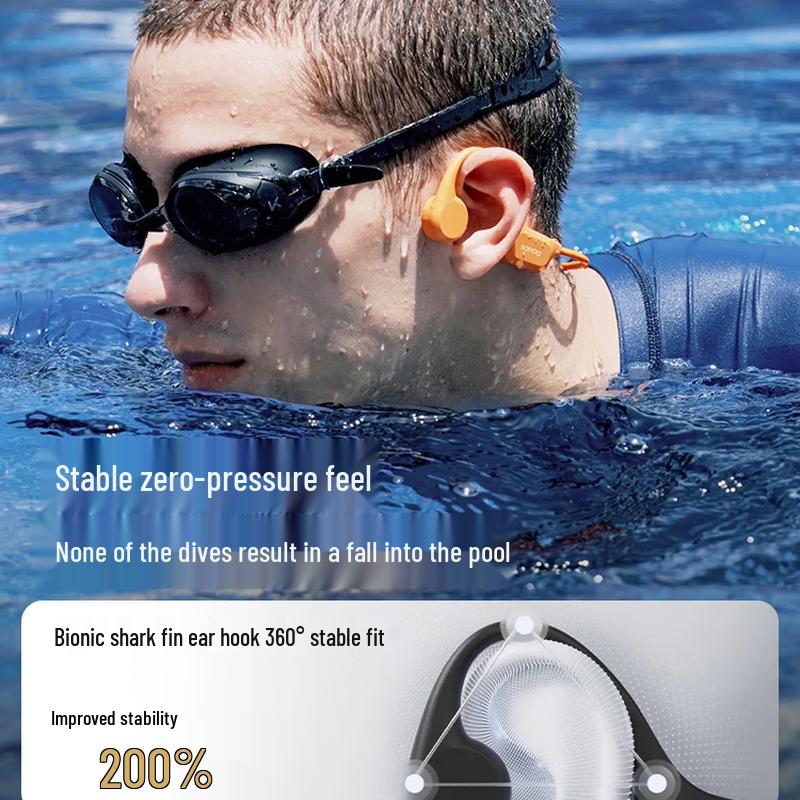 Saina B60S Pro 32GB IPX8 Waterproof Bone Conduction Sports Headphones