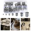 Repair Threads Easily with 60pcs Stainless Steel Helicoils for Various Sizes